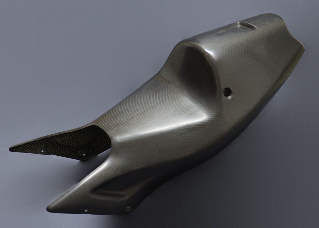 Codone monoposto in carbonio (versione Racing), forma originale, Honda RVF750 RC45