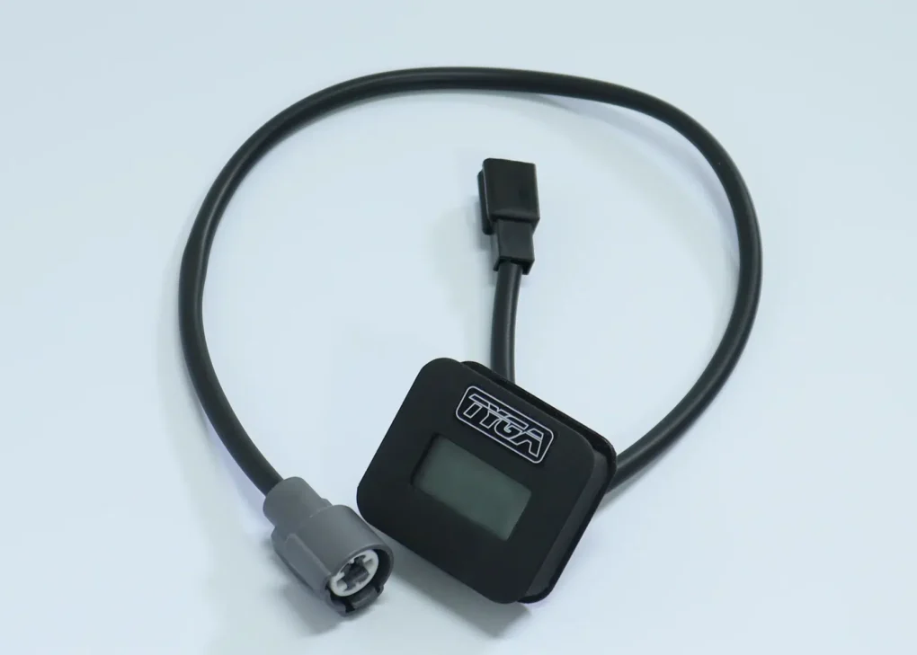 Alternative view of Display LCD retroilluminato per termometro con connettori HRC