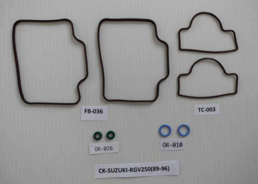 Kit revisione carburatore, 8 pezzi, Suzuki RGV250 / Aprilia RS250