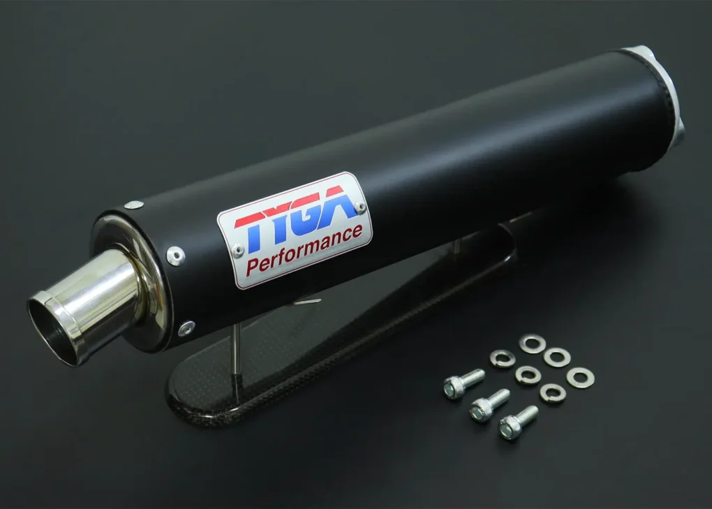 Silenziatore Premium in alluminio "BLACK" per 2T con fondello in acciaio inox