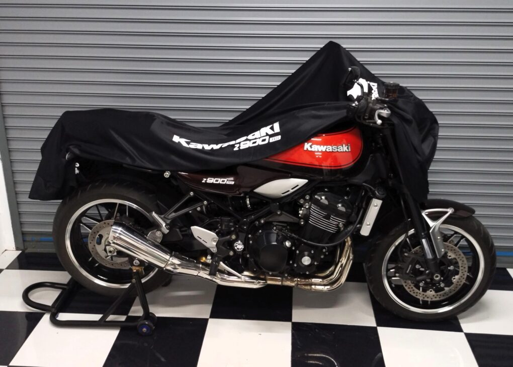 Alternative view of Telo coprimoto antipolvere TYGA, Nero, Kawasaki Z900RS (formato per Naked)