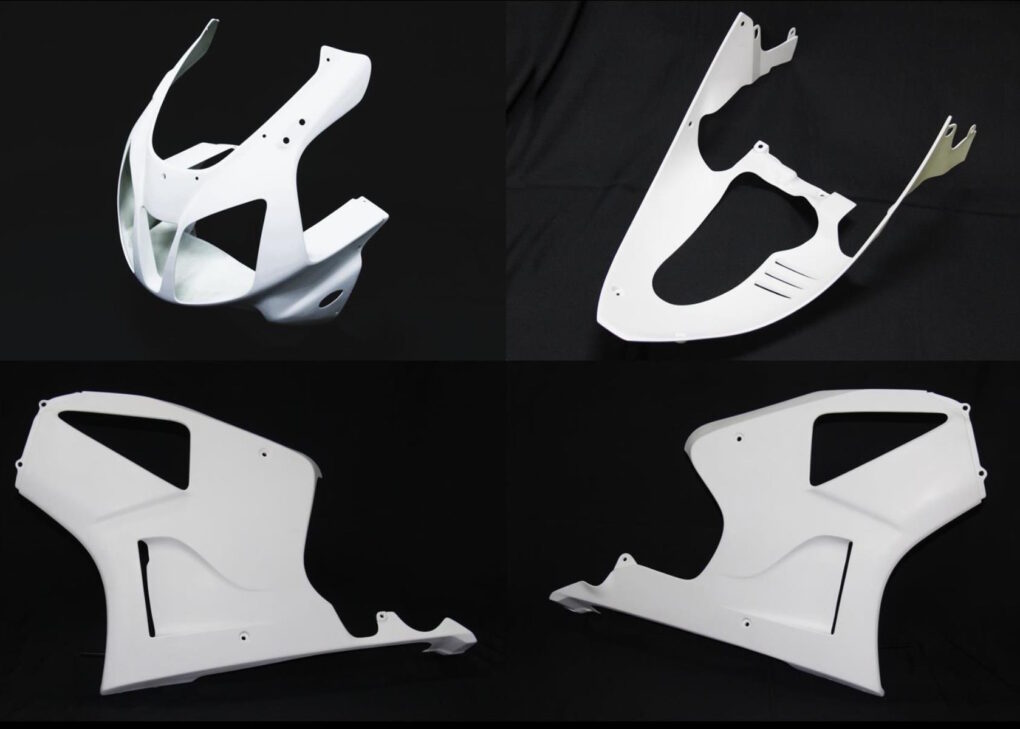 Kit in fibra di vetro (GRP), set carena anteriore, Honda VTR1000 SP1 (RC51)