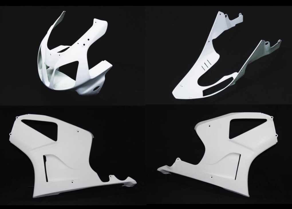 Kit in fibra di vetro (GRP), set carena anteriore, Honda VTR1000 SP2 (RC51)