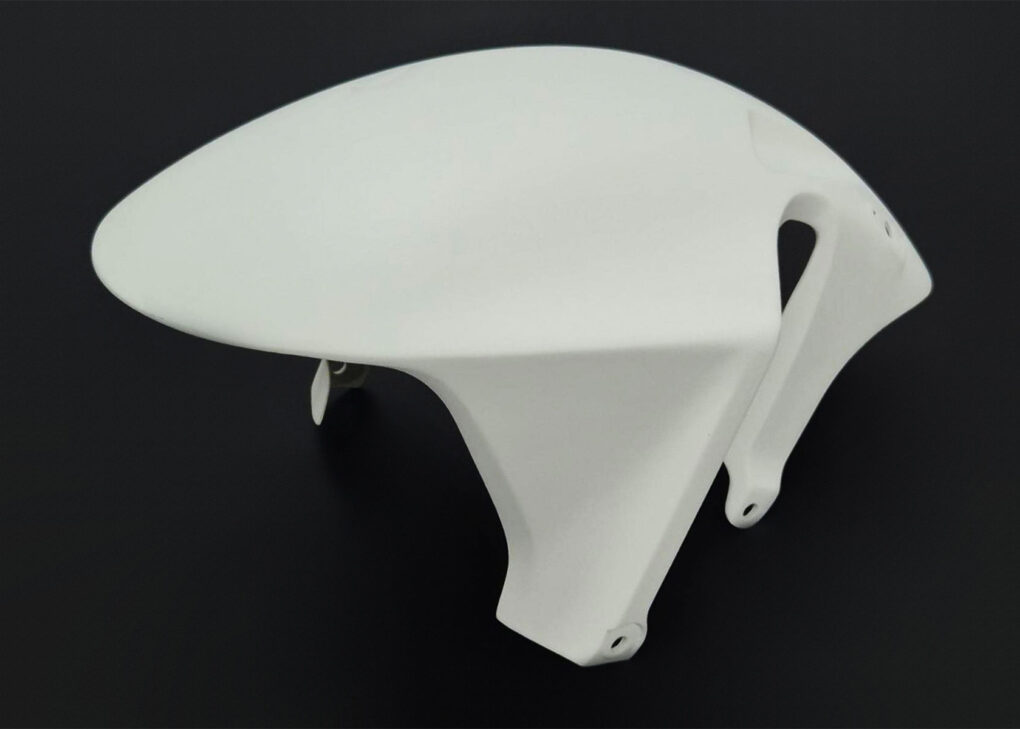 Parafango anteriore in fibra di vetro (GRP), forma standard RC51, Honda VTR1000 SP1/SP2