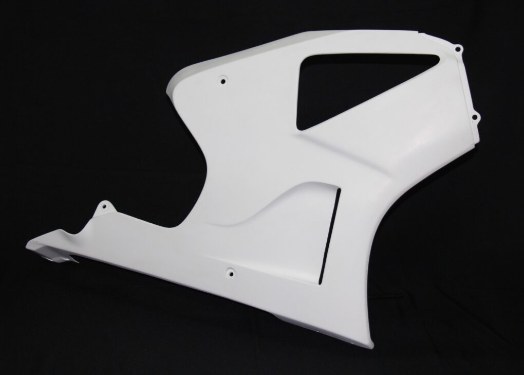 Carenatura laterale destra in GRP, forma standard RC51, Honda VTR1000 SP1/SP2